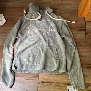 Gray Emerald Isle Hoodie